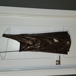 Alexia Admor Sequin Cheetah Dress